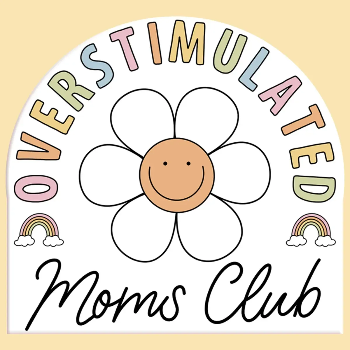 Overstimulated Mom's Sticker