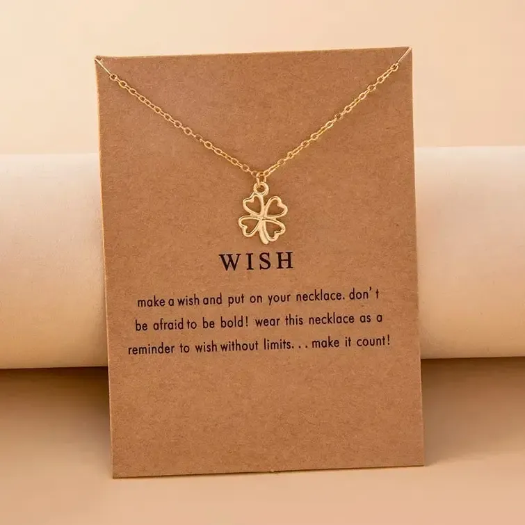 Gold Wish Necklace Gold Wish Necklace