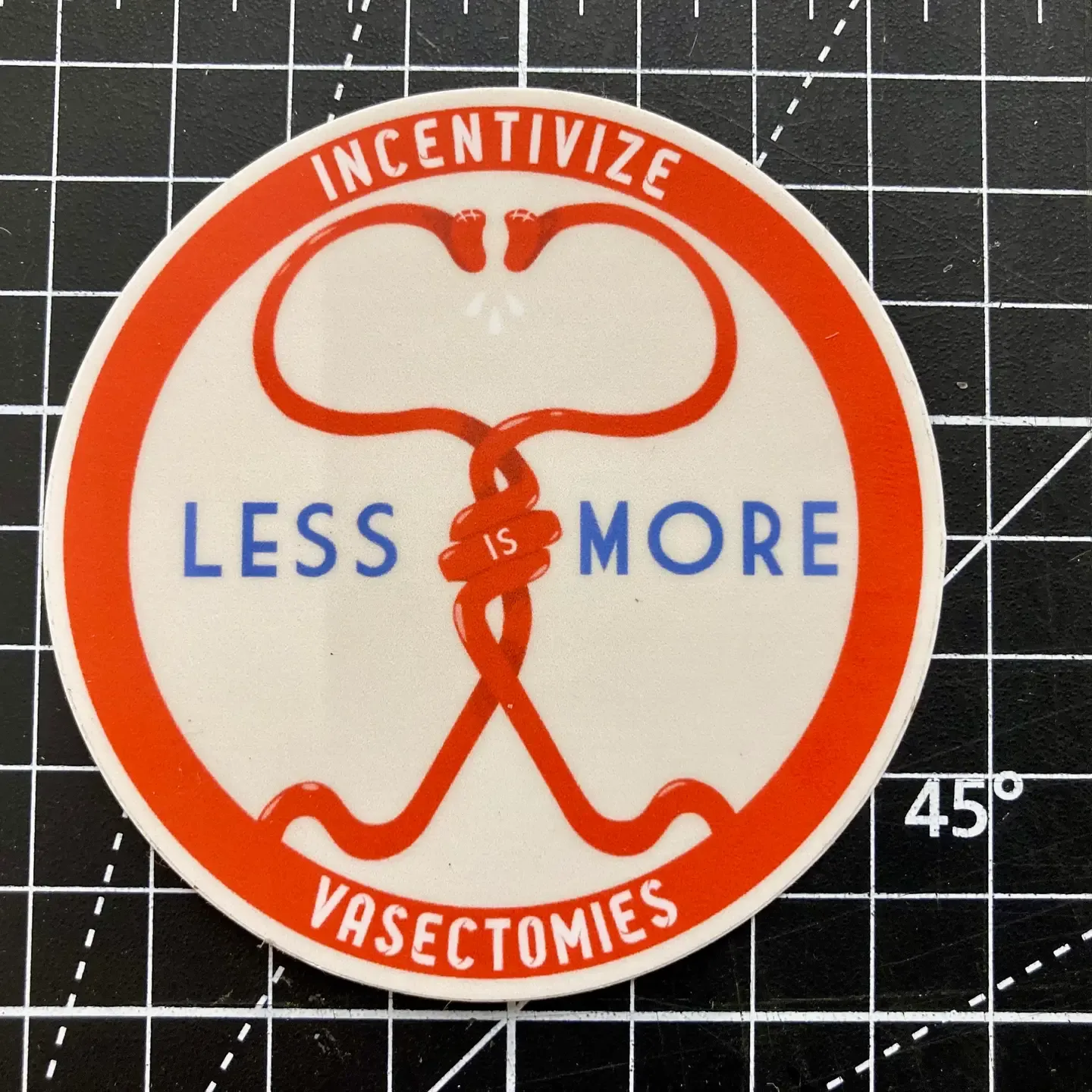 Less is More Sticker