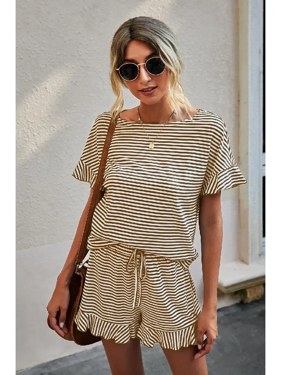Stripe Short Set Stripe Short Set