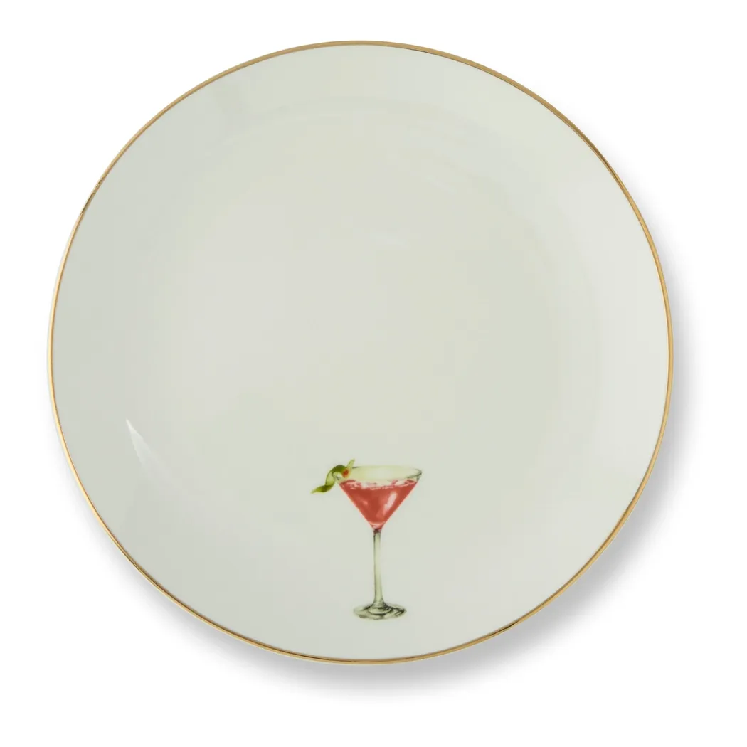 Cosmo Gold Rim Plate