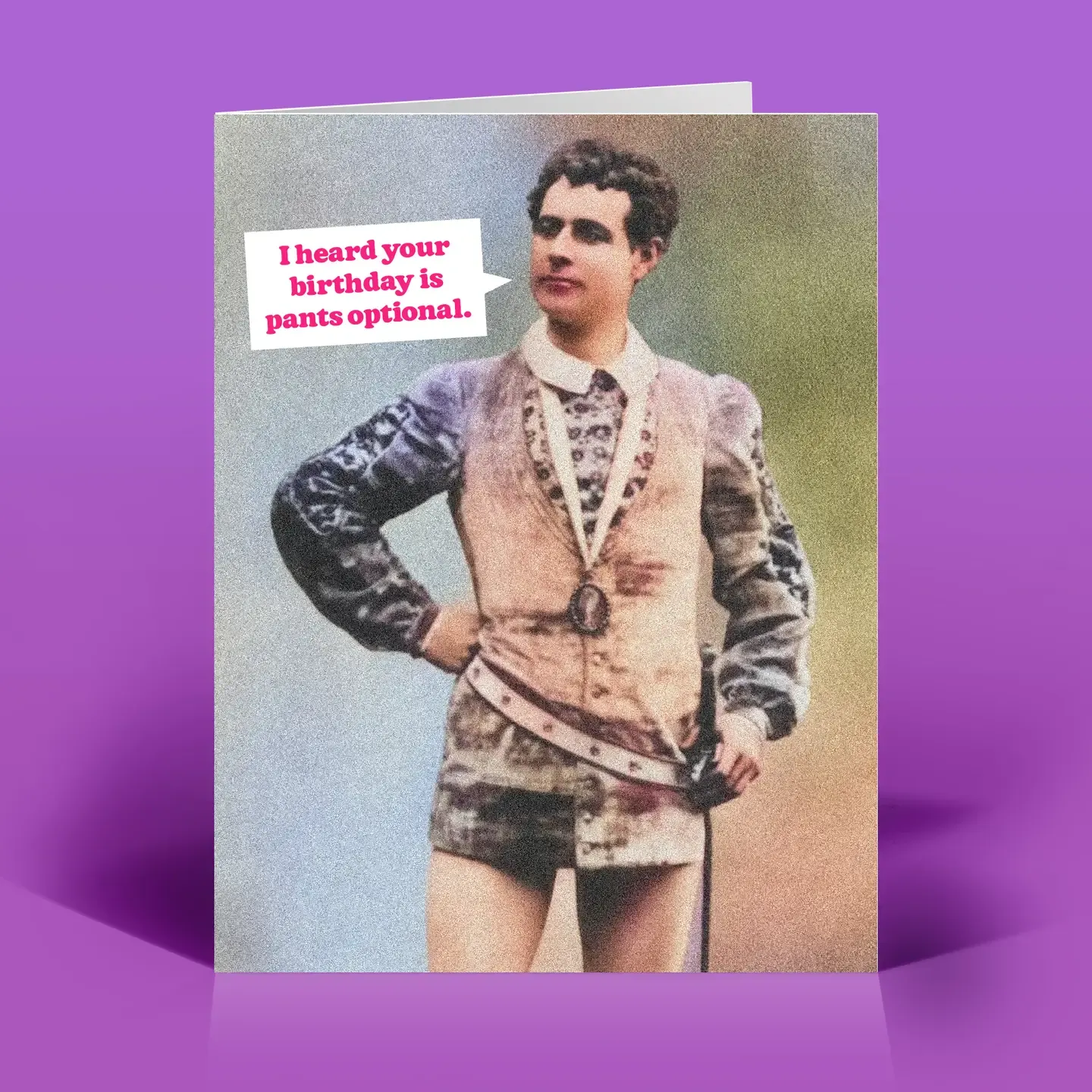 Pants Optional Birthday Card Pants Optional Birthday Card