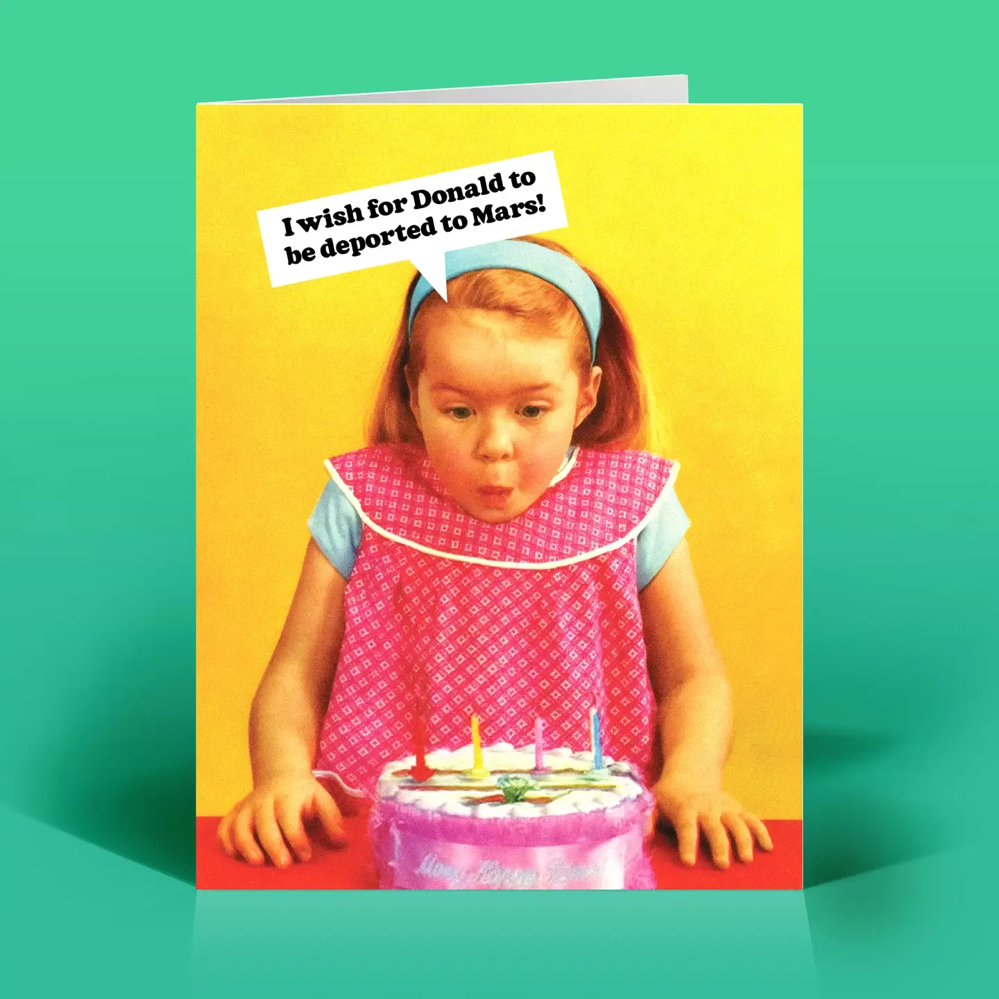 Donald to Mars Birthday Card