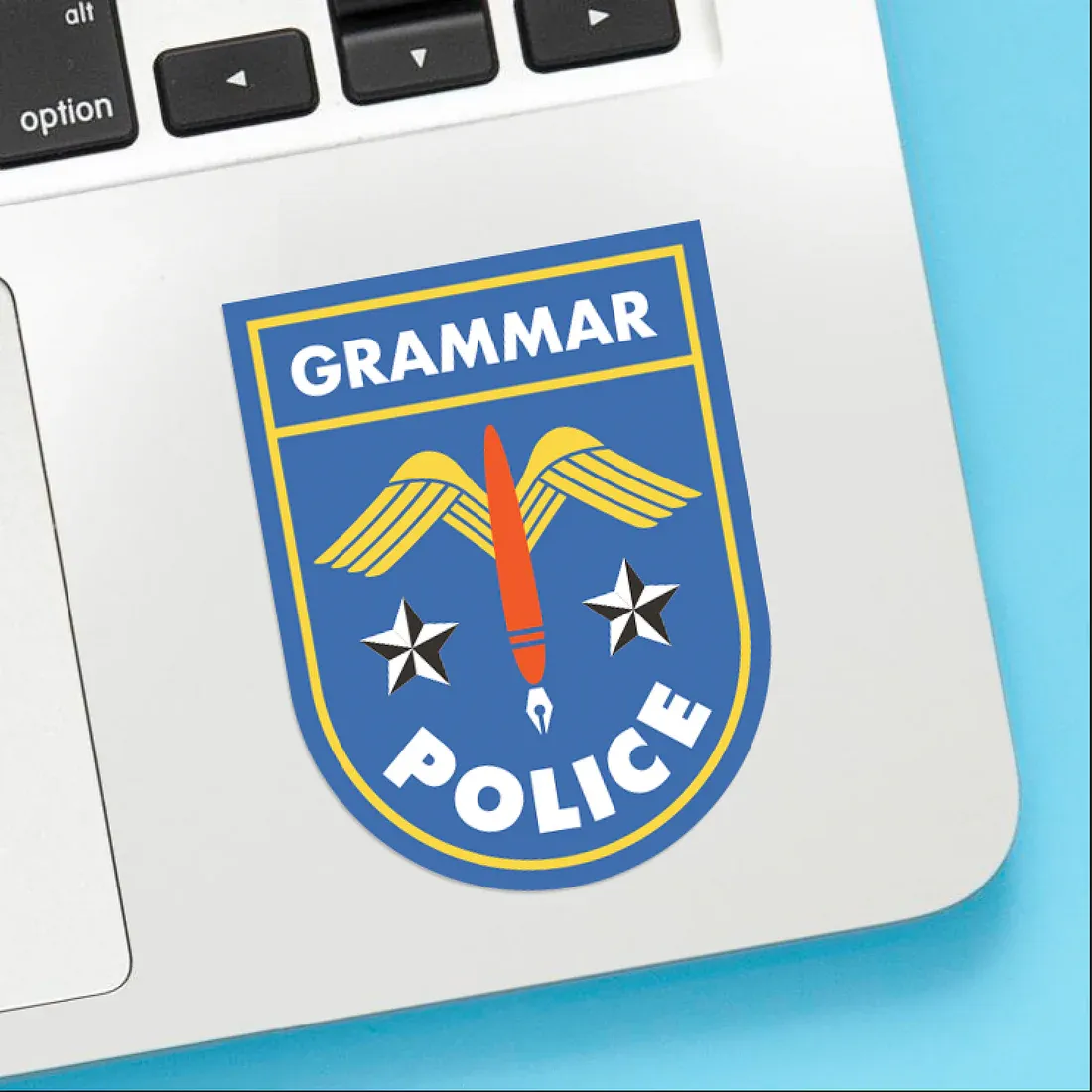 Grammar Police Sticker Grammar Police Sticker
