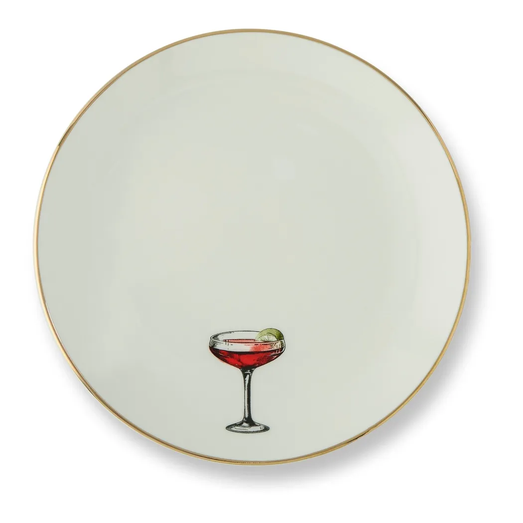 Daiquiri Gold Rim Plate Daiquiri Gold Rim Plate