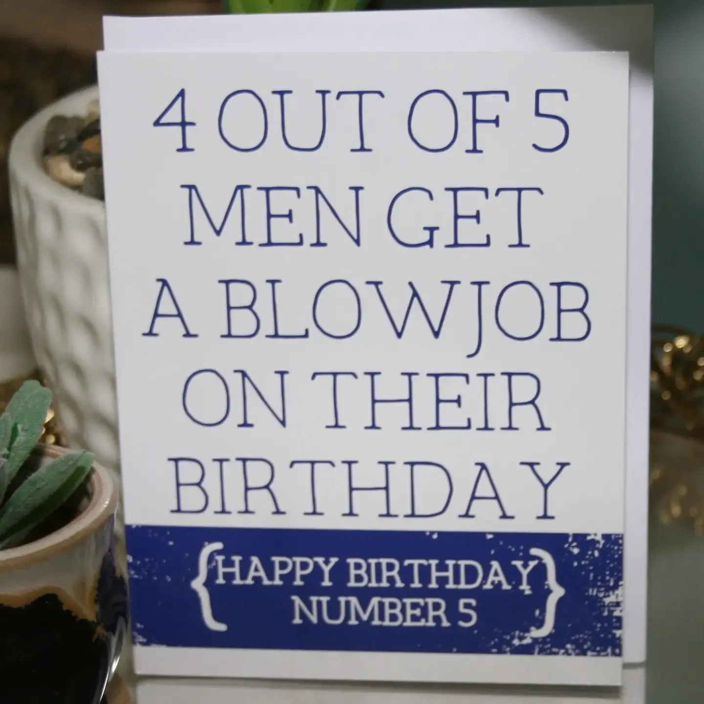 Birthday Blowjob Card Birthday Blowjob Card