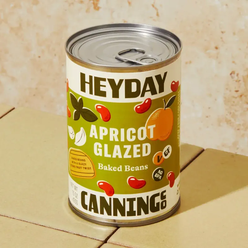 Apricot Glazed Black Beans