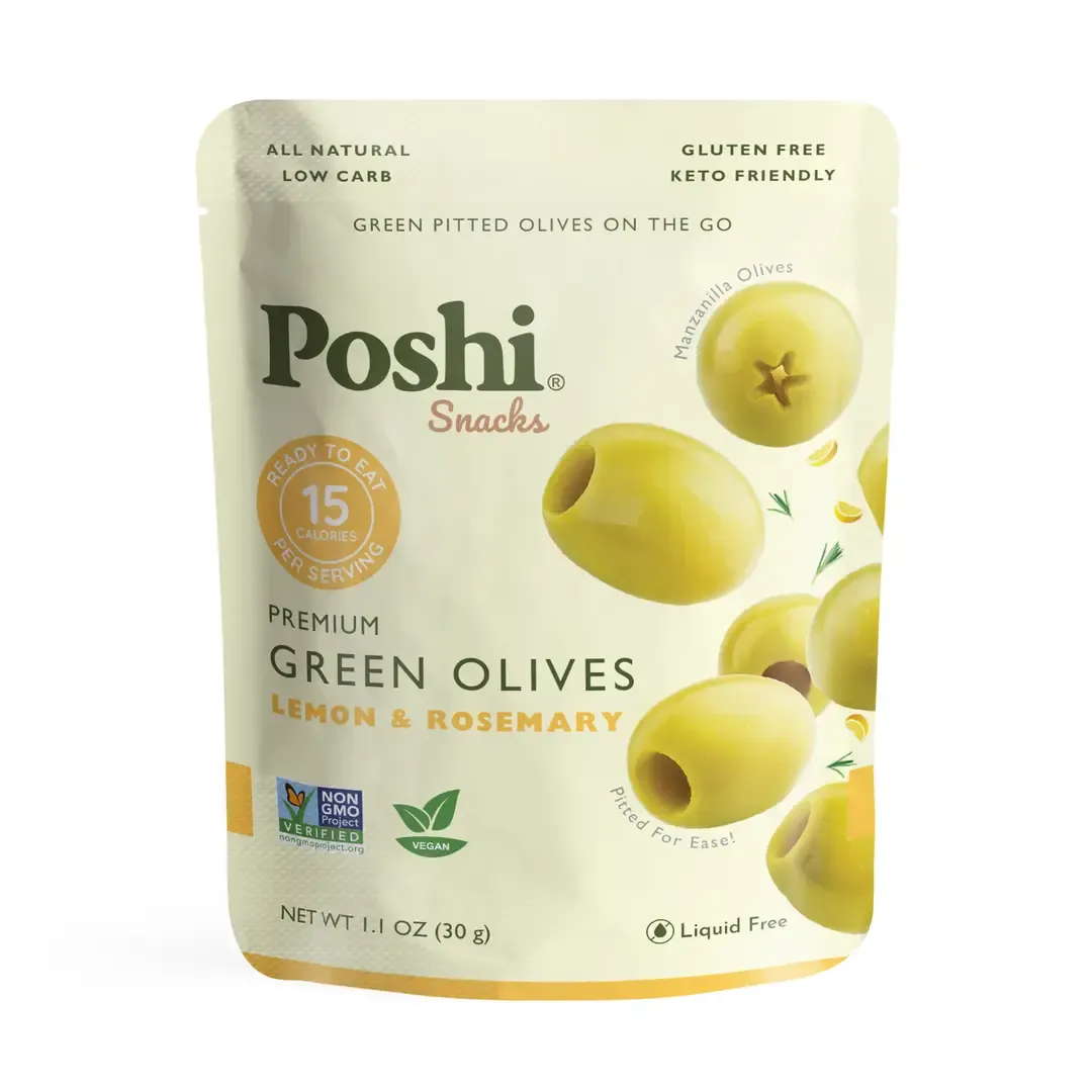 Lemon &amp; Rosemary Green Olives