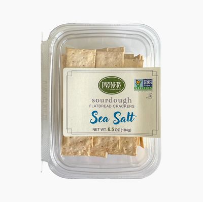 Sea Salt Sourdough Crackers