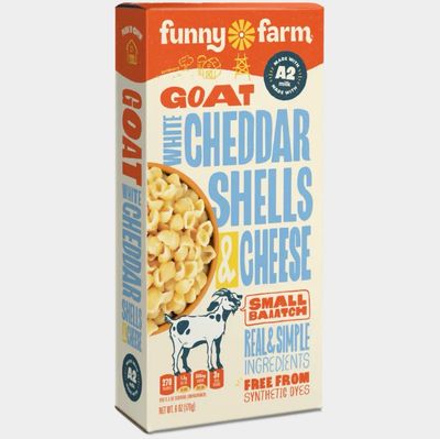 Funny Farm White Cheddar Shells Macaroni &amp; Goat Cheese
