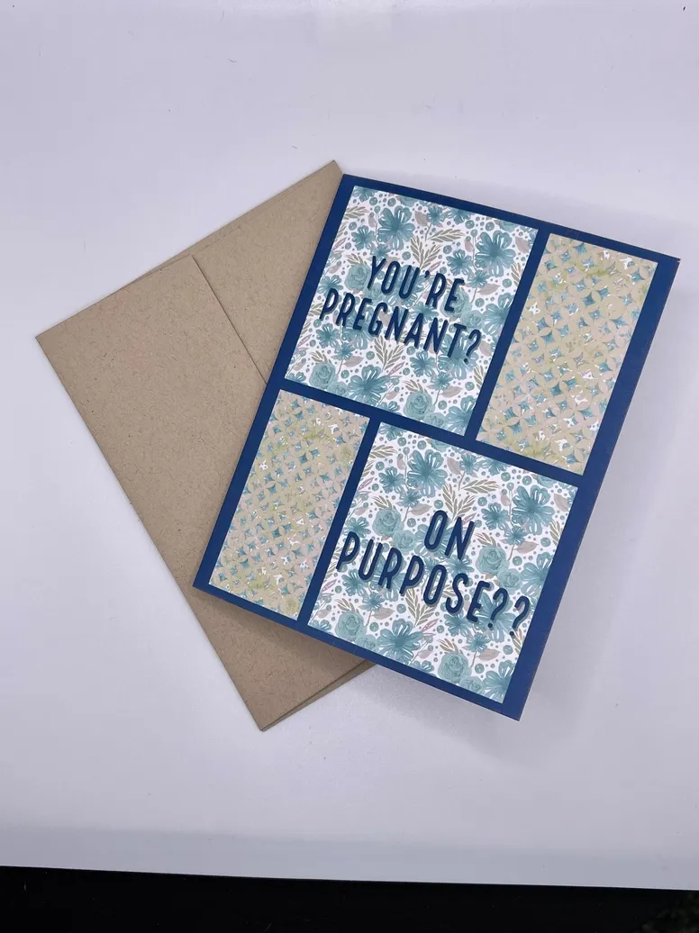 On Purpose? Baby Card