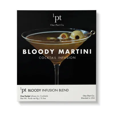 Bloody Martini Cocktail Infusion