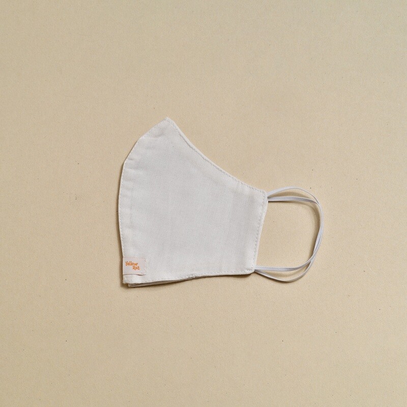 Cloth Face Mask (White with Loop Tag)