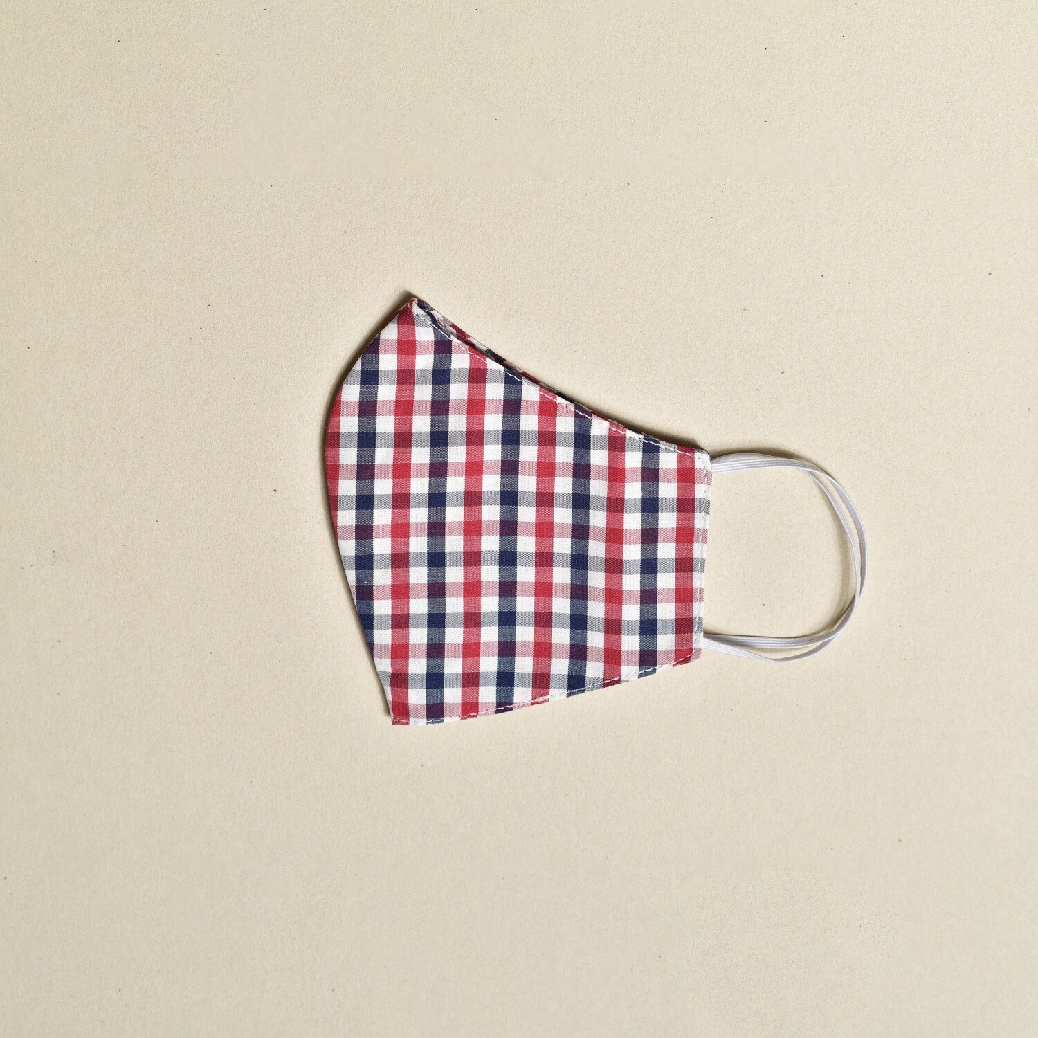 Cloth Face Mask (Navy x Red)