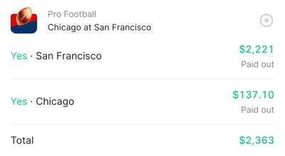 San Francisco 49ers &amp; Chicago Bears