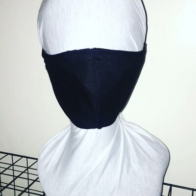 All Black Face Mask with Interior Design