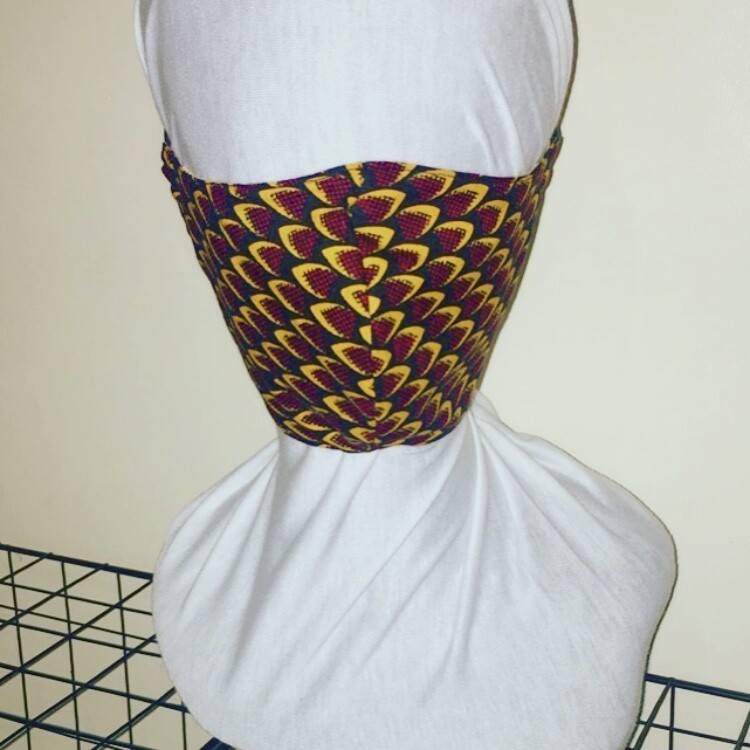 Yellow V’s Face Mask