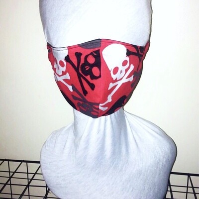 Red Face Mask