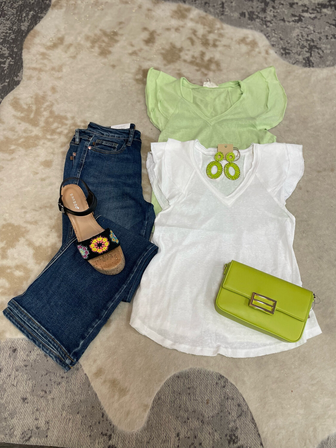 Say it Load V-Neck Top