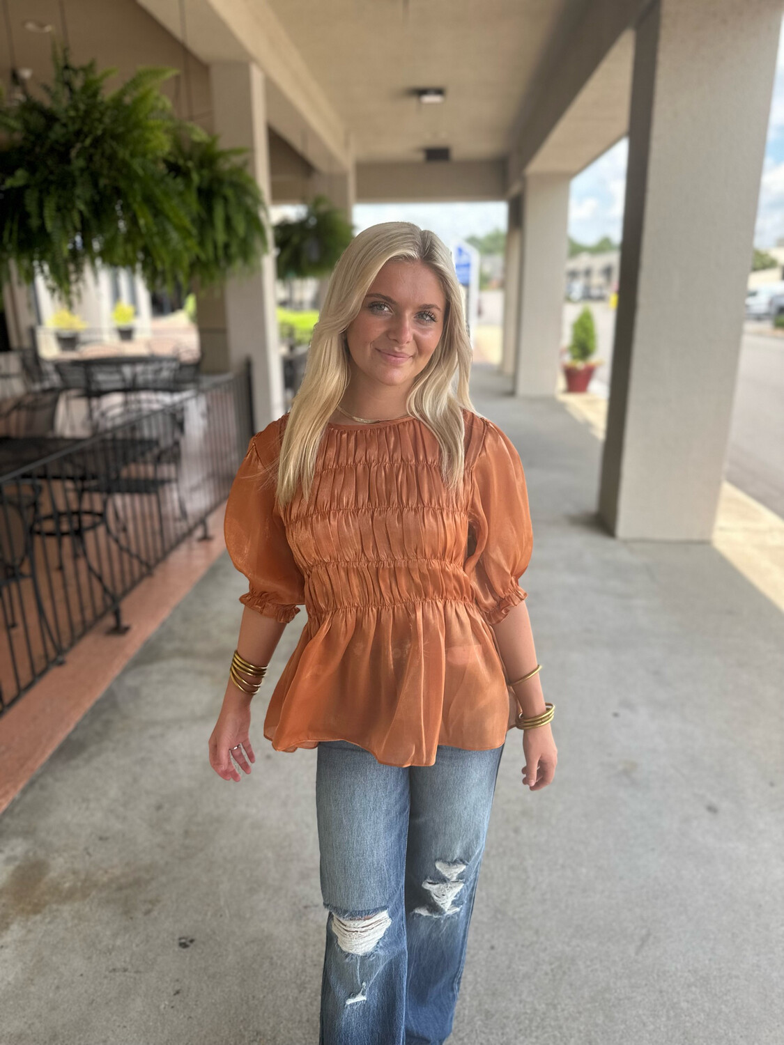 Copper Penny Top
