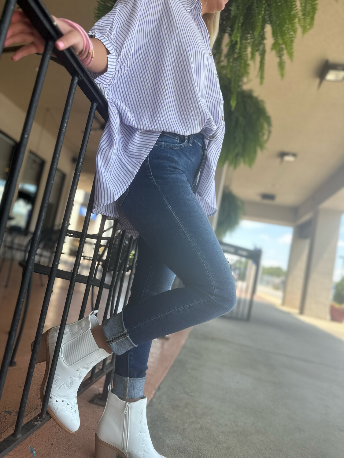 Cuffed Skinny