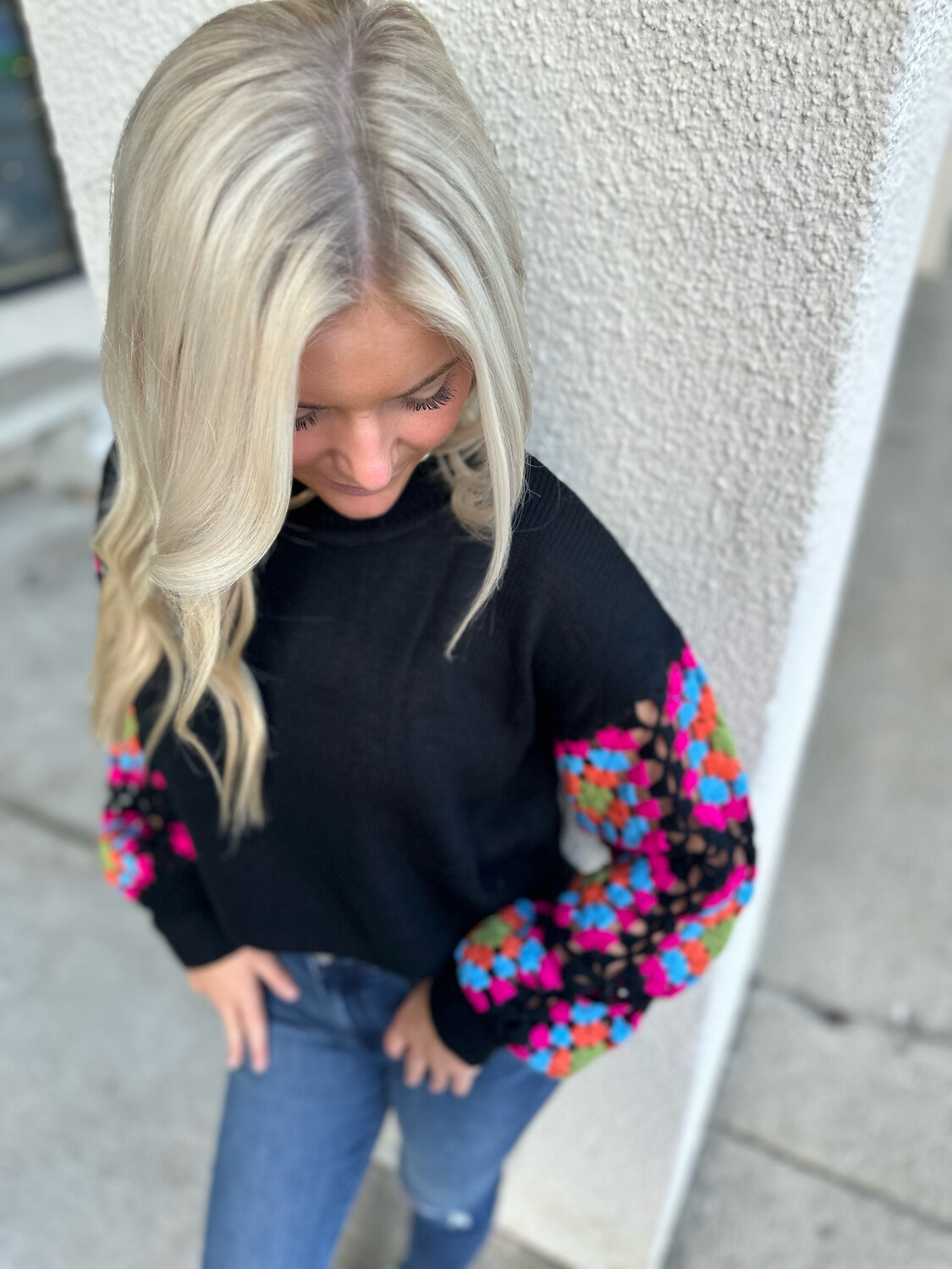 Flawless and Free Crochet Sleeve Sweater