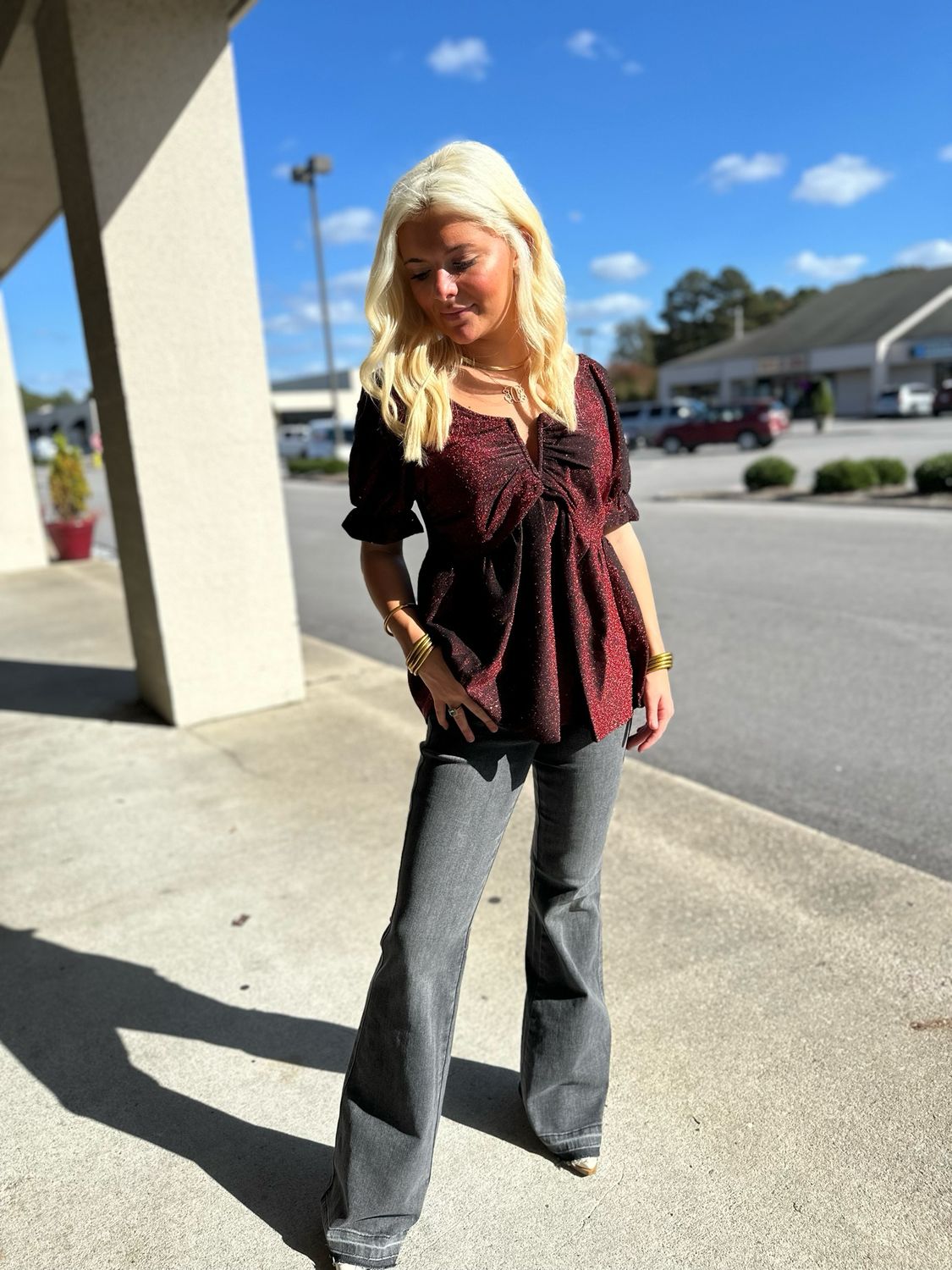Christmas Light Top