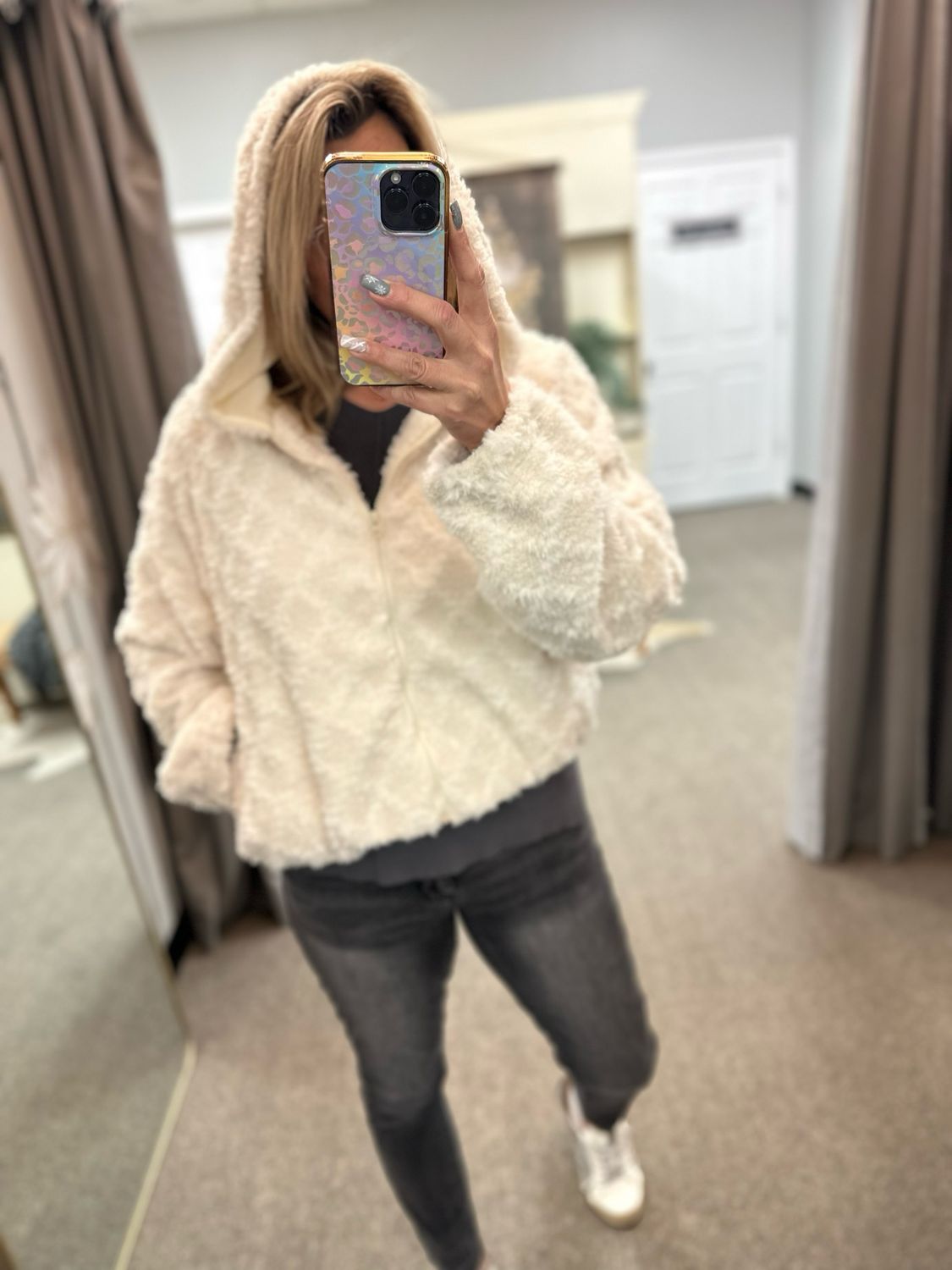 Stay Cozy Cropped Jacket