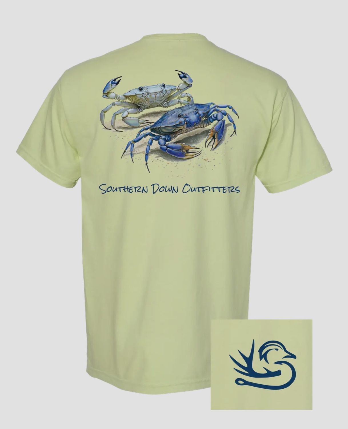 Blue Crab Men&#39;s Pocket Tee