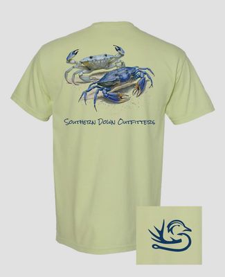 Blue Crab Men&#39;s Pocket Tee