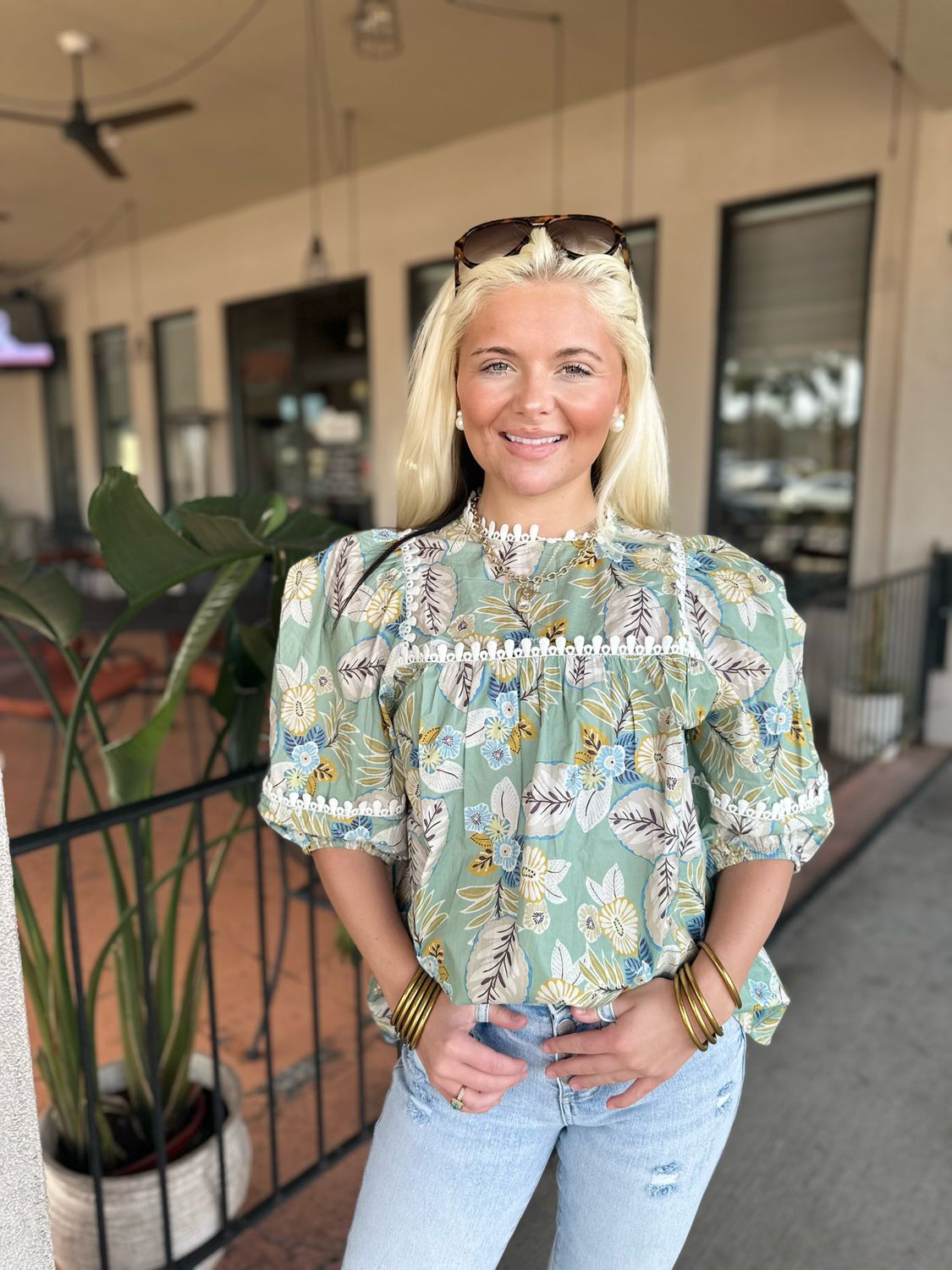 Ellie&#39;s Floral Top