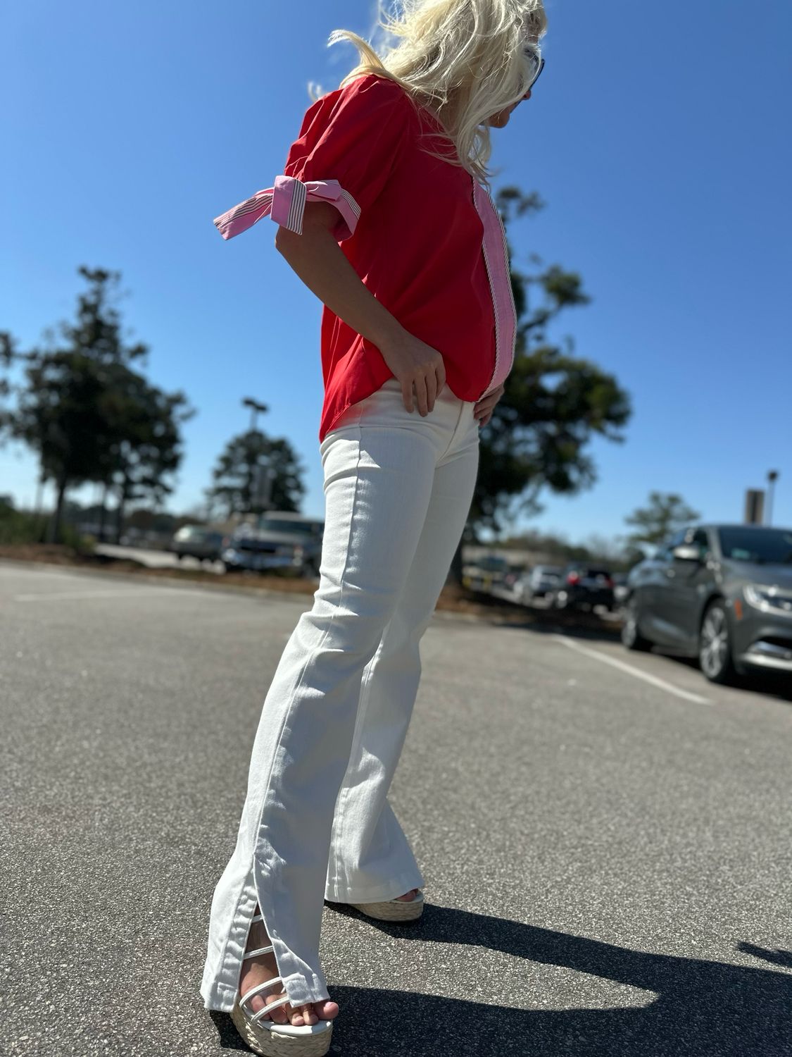 Judy Blue Summer White Boot Cut