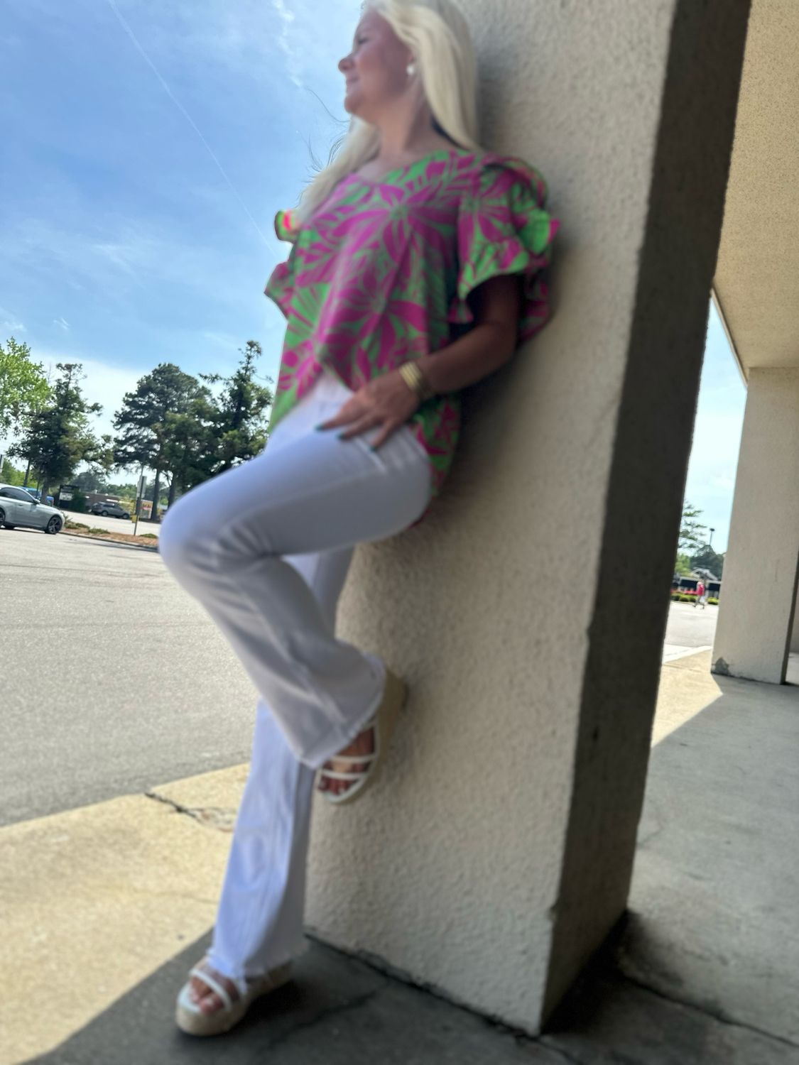 Kancan White Bootcut