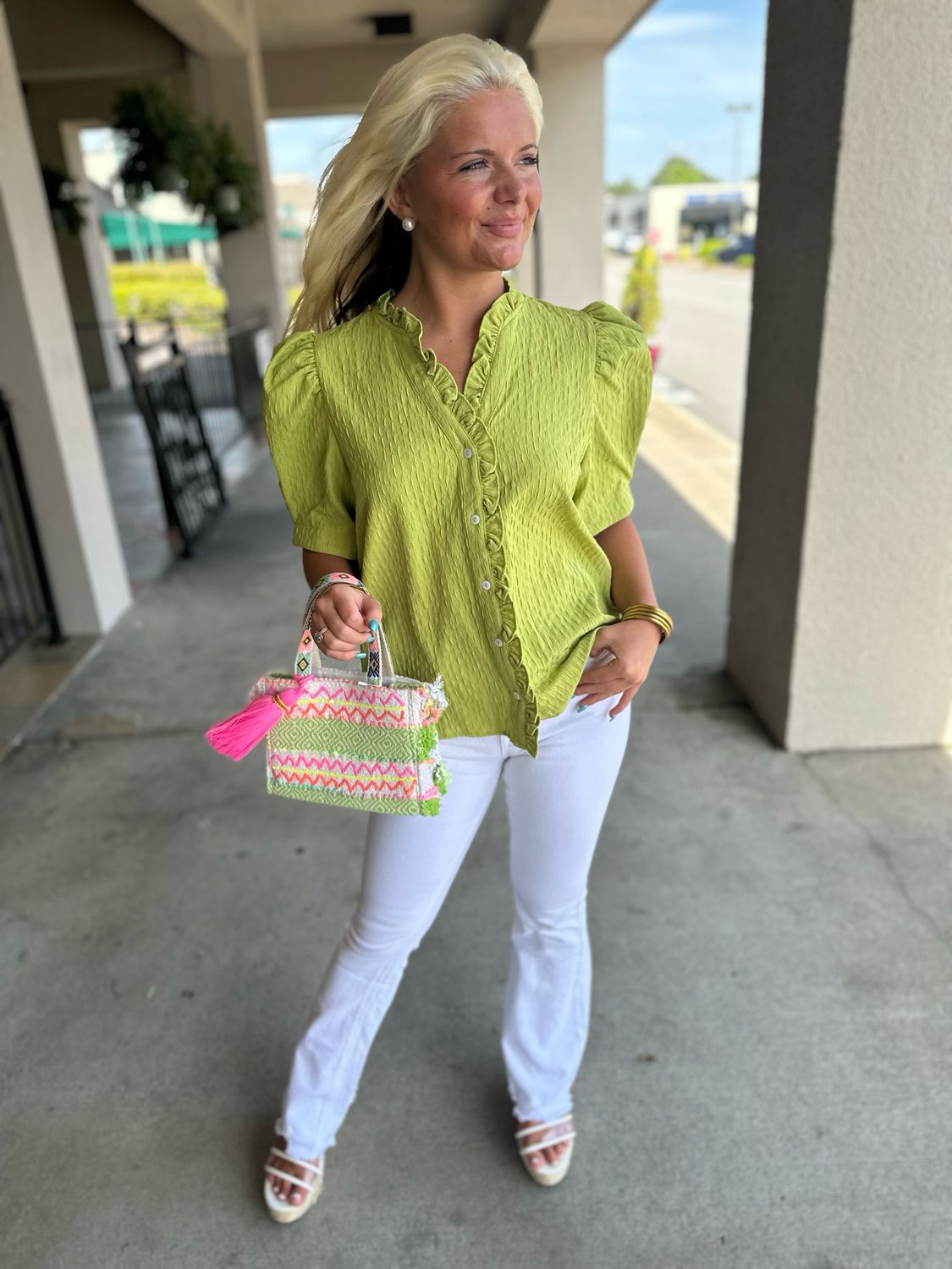 Touch of Lime Top