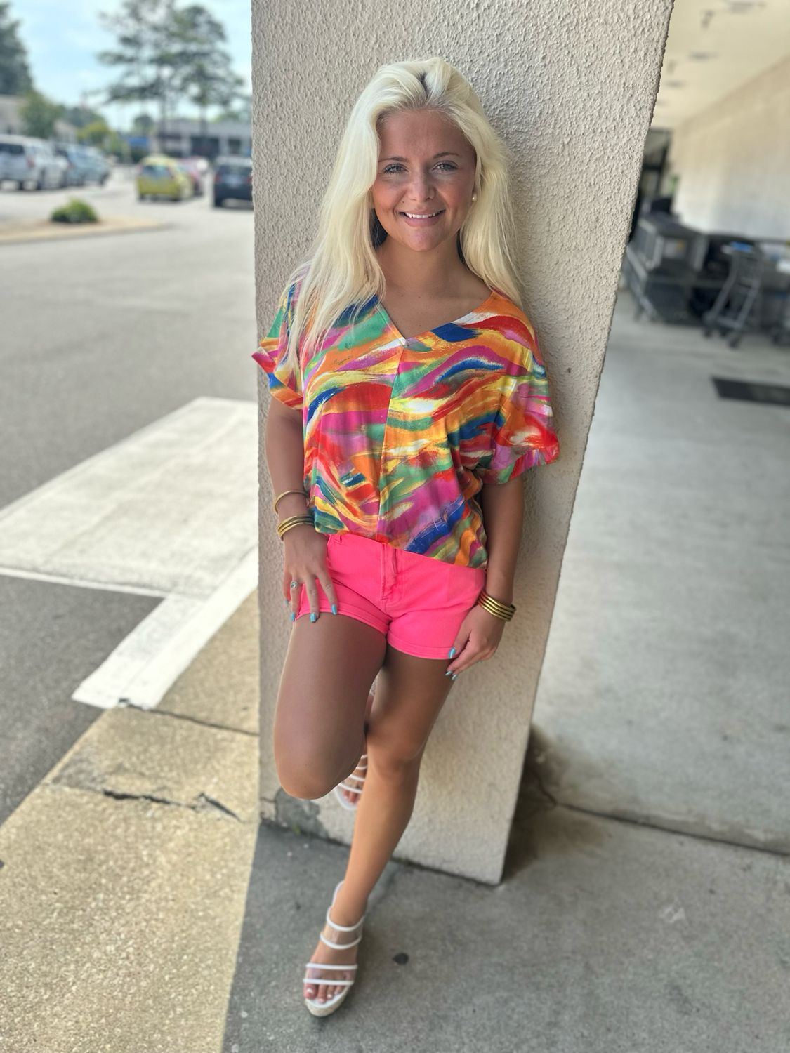 Waves Of Color Top