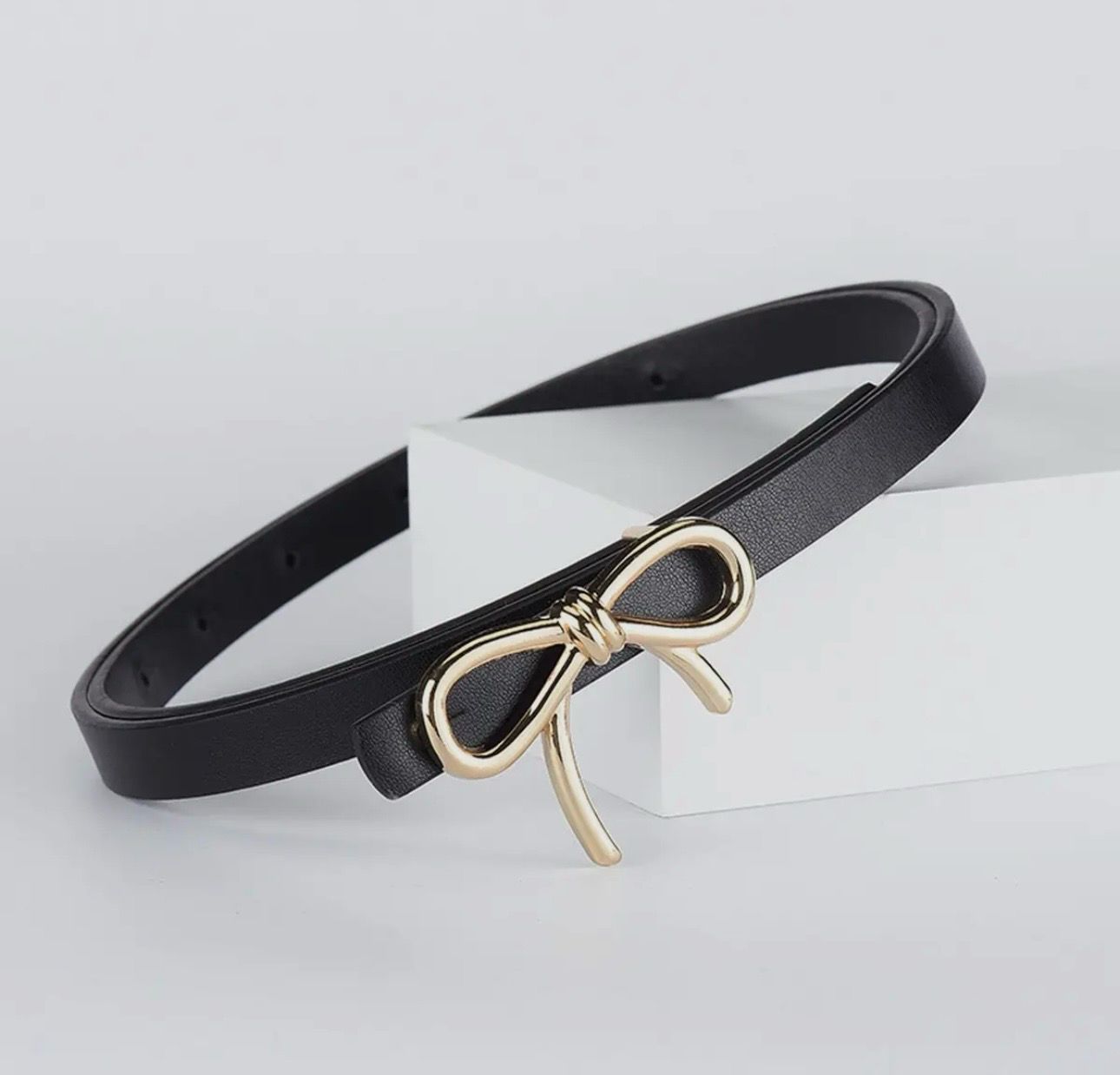 Bow Skinny Belt
