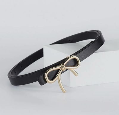 Bow Skinny Belt