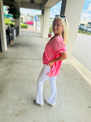 3/4 Button Henley Top