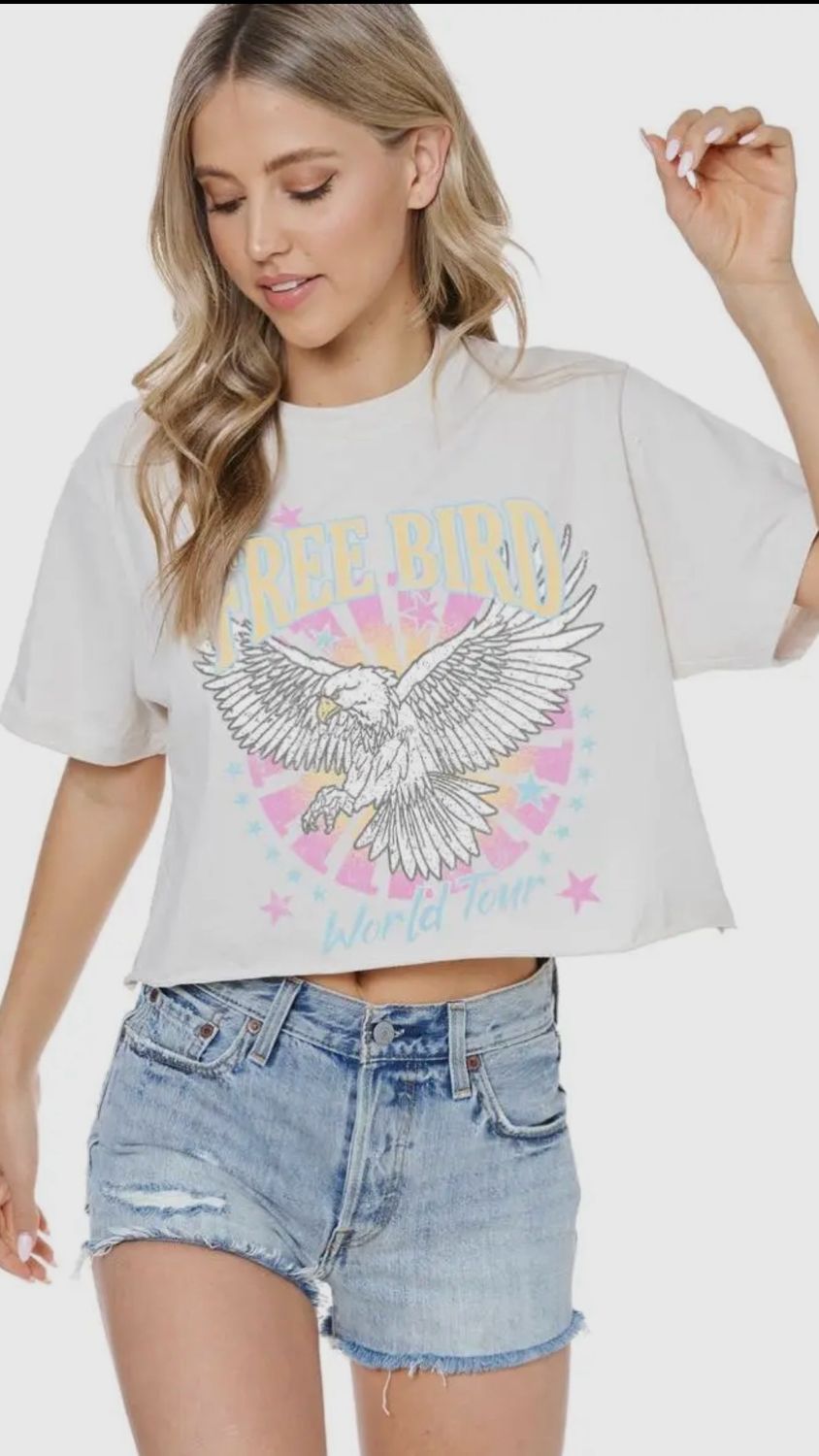 Free Bird Sunset Crop Graphic