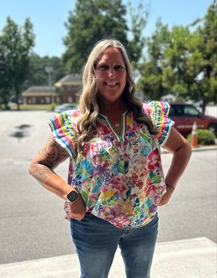 PLUS-Secret Garden Top