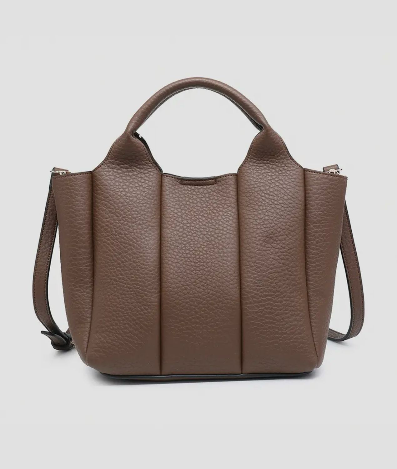 Maddox Paneled Satchel