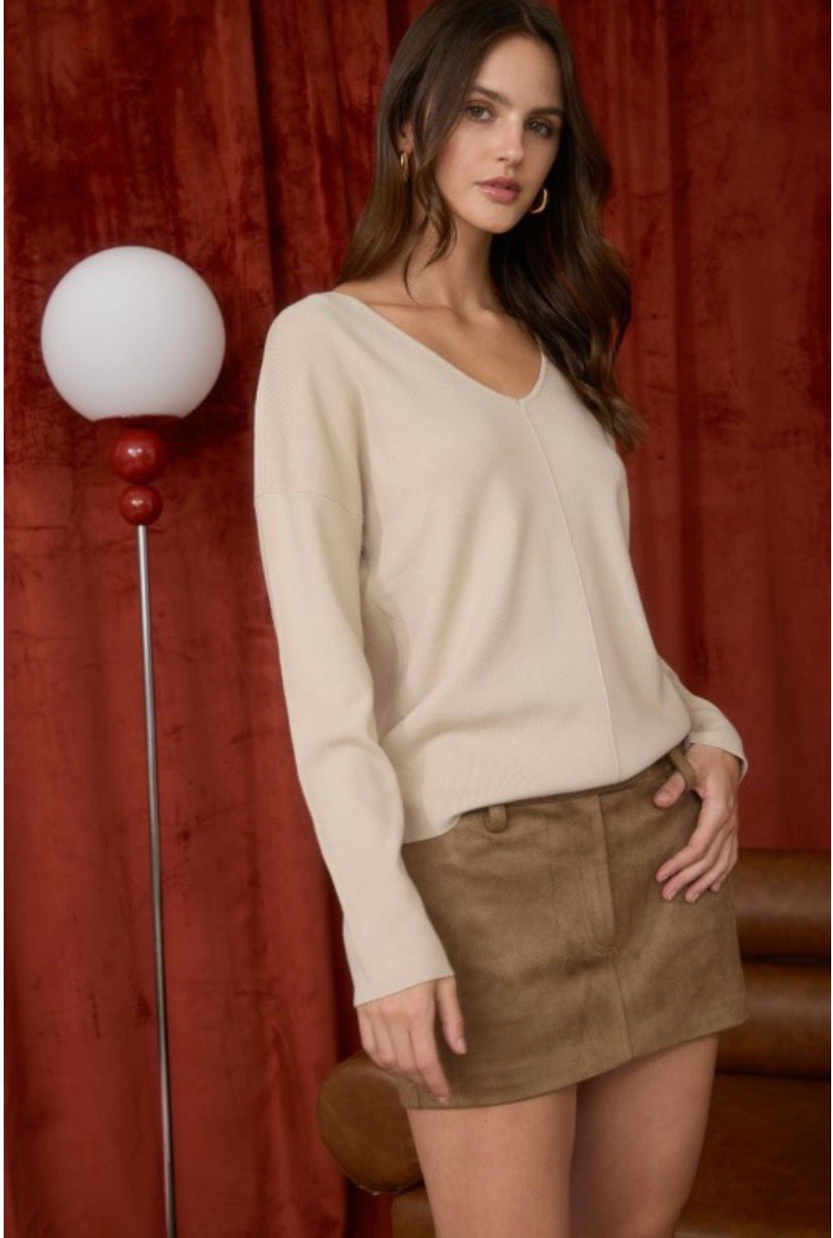 Oatmeal Casual Sweater
