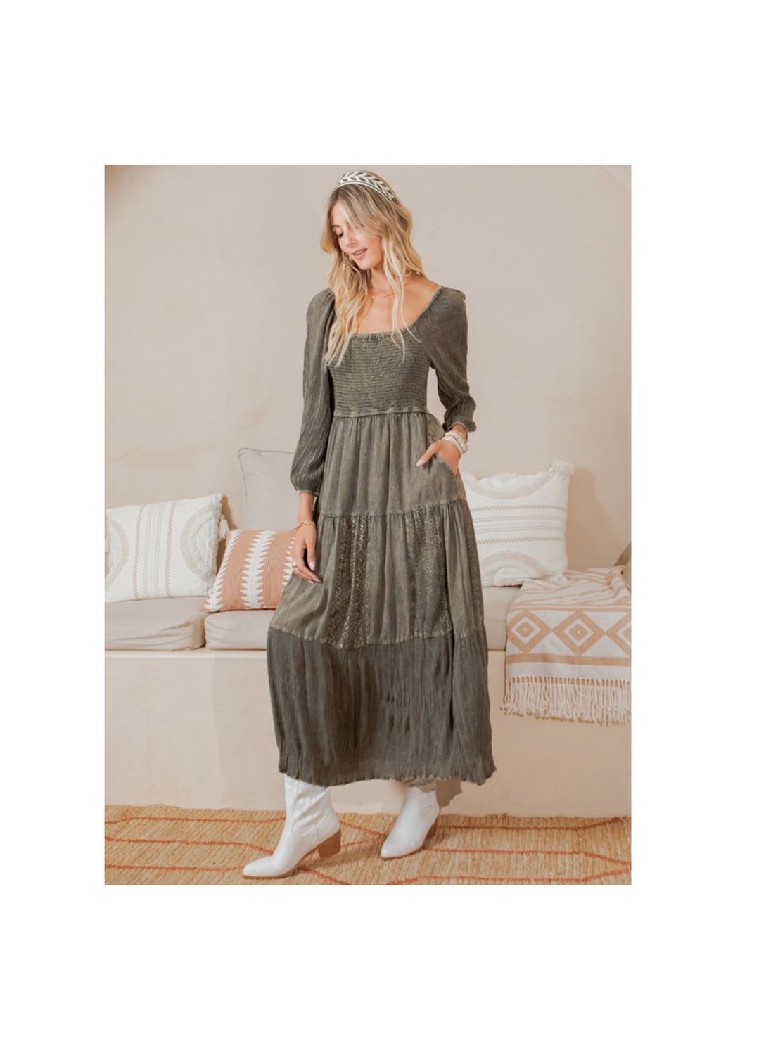 Embroidery Delight Maxi