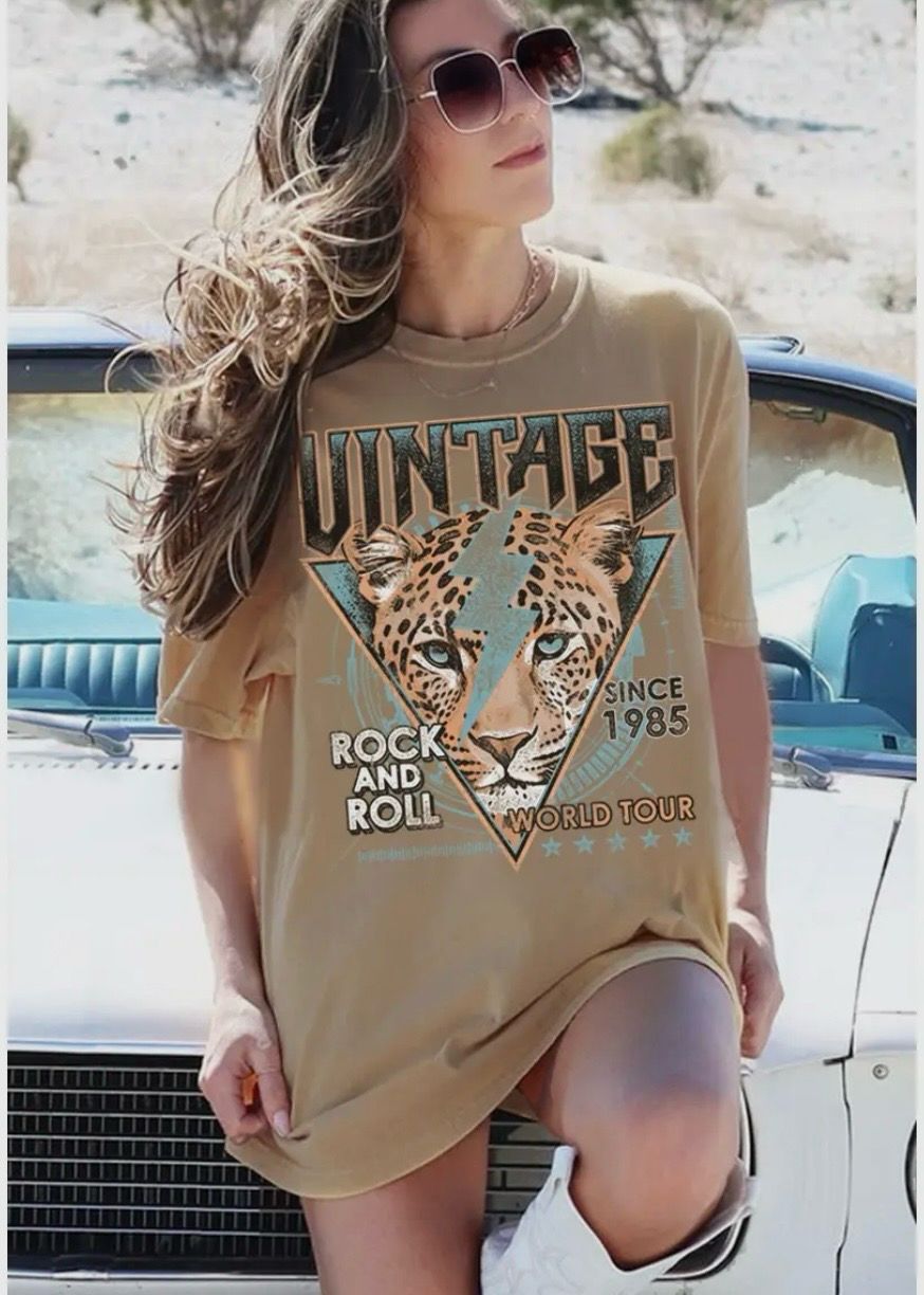 Vintage Leopard Tee