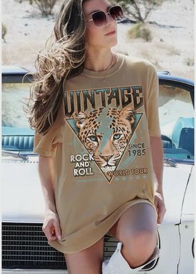 Vintage Leopard Tee