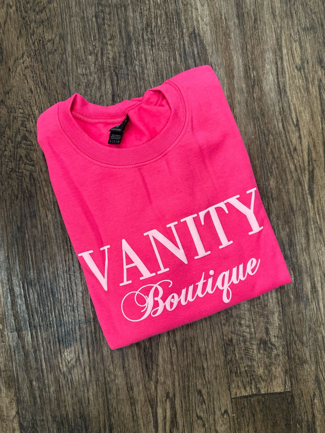 Vanity Boutique Sweatshirts-Pink