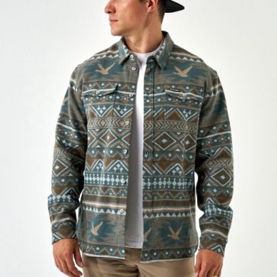 Vintage Whitetail Deer Flannel