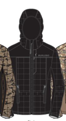 Burlebo Black Puffer Jacket