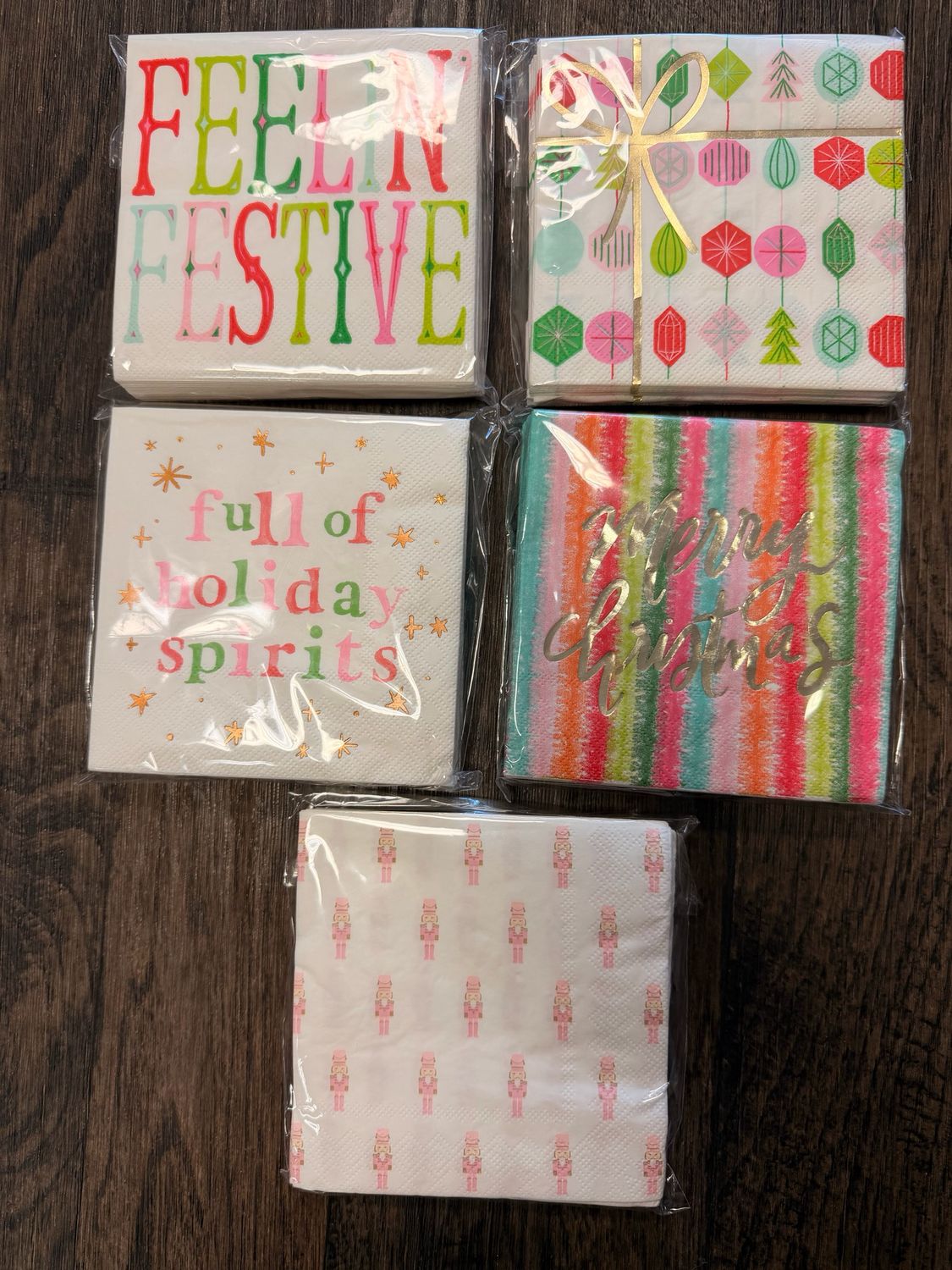 Holiday Beverage Napkins