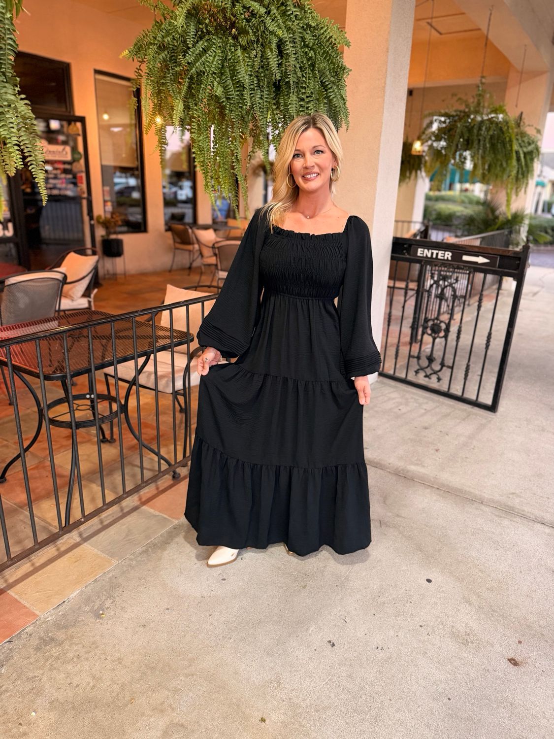 Elegant Black Maxi